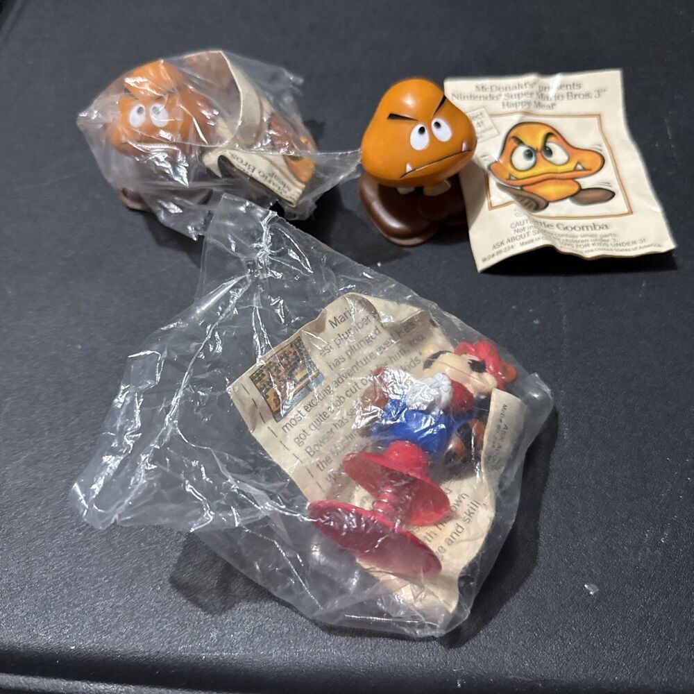Nintendo Super Mario Bros. 3 McDonald's Happy Meal Toy Vintage 1990 Mario